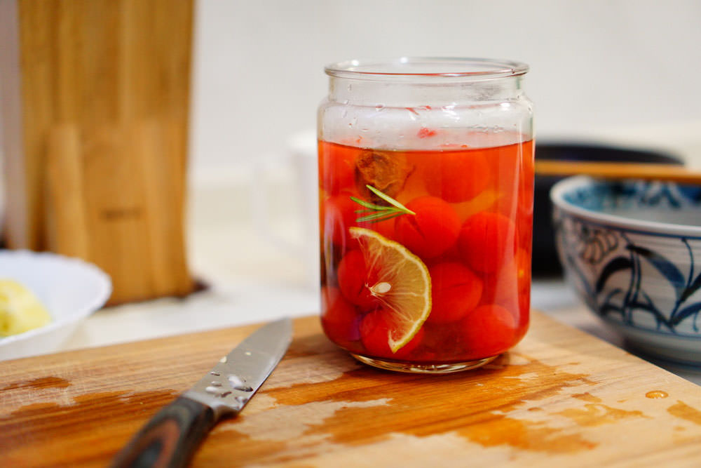 Adolph 開瓶廚房 冰釀番茄/梅漬番茄,美食攝影