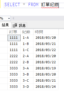 取得SQL最新一筆資料,開瓶程式碼