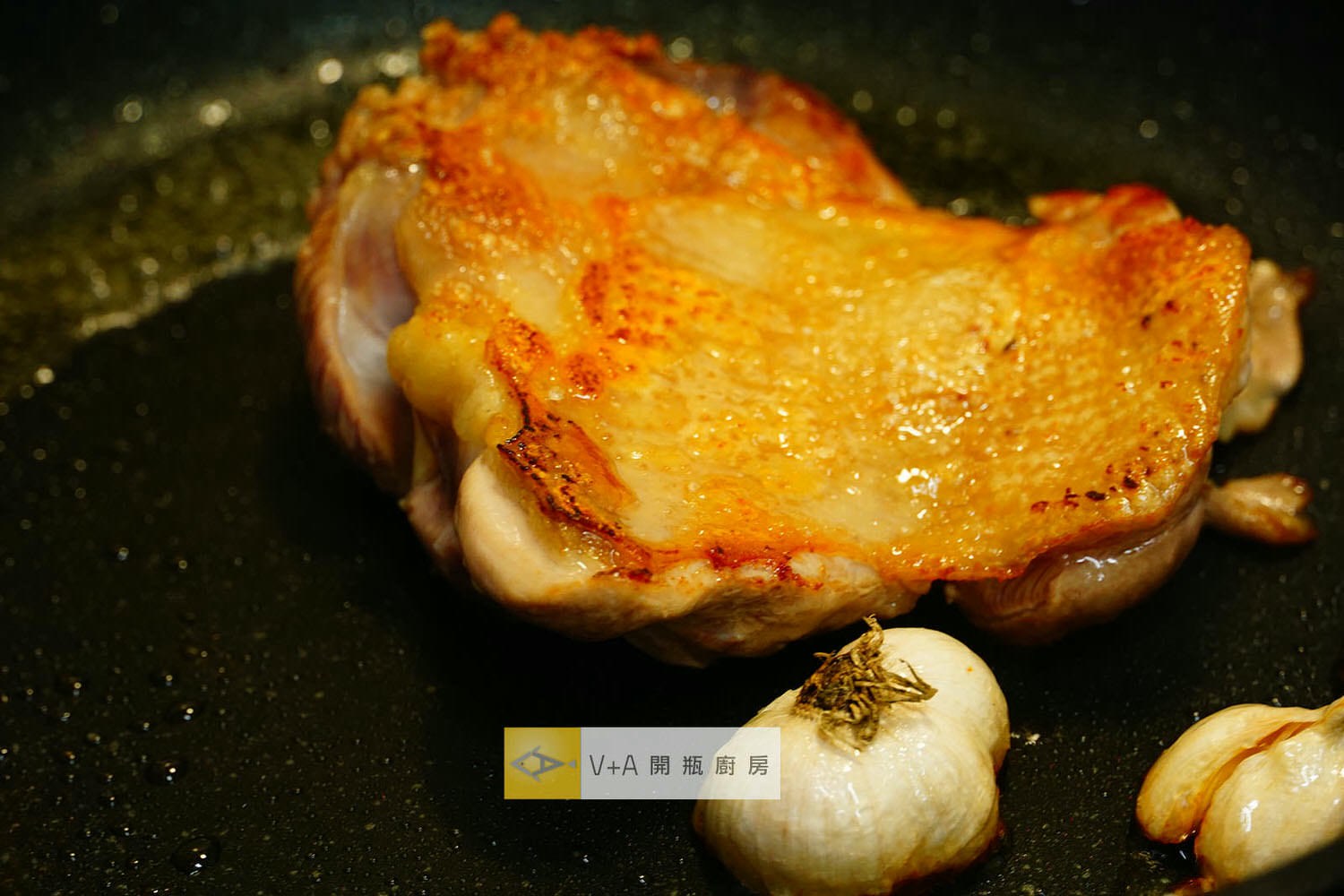 油蔥雞,va開瓶廚房