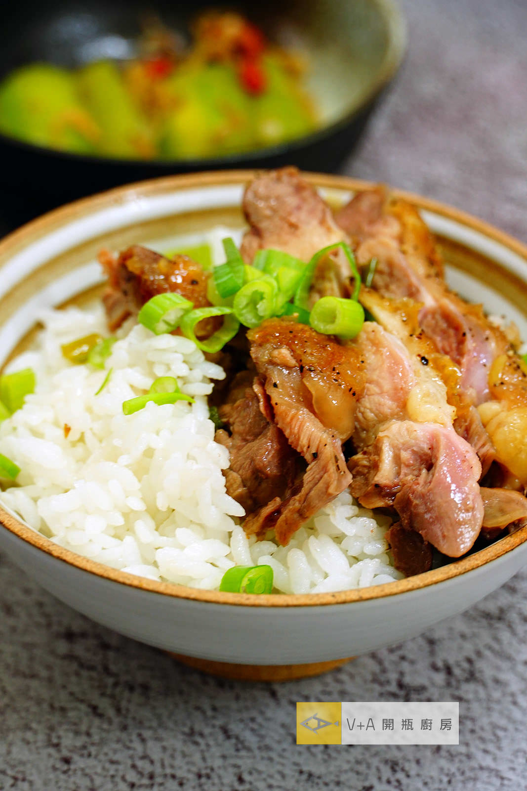 油蔥雞,va開瓶廚房